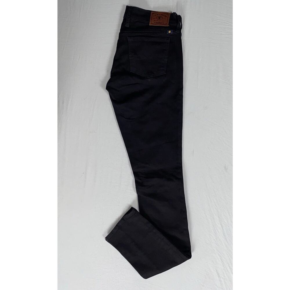 Lucky Brand Charlie Skinny Lightweight Stretch Jeans. Black, Women's 25R. EUC!!